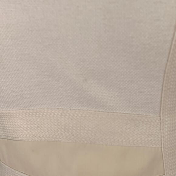 AKRIS Size 10 Cream Cotton Textured Sleeveless Dress - Picture 6 of 9